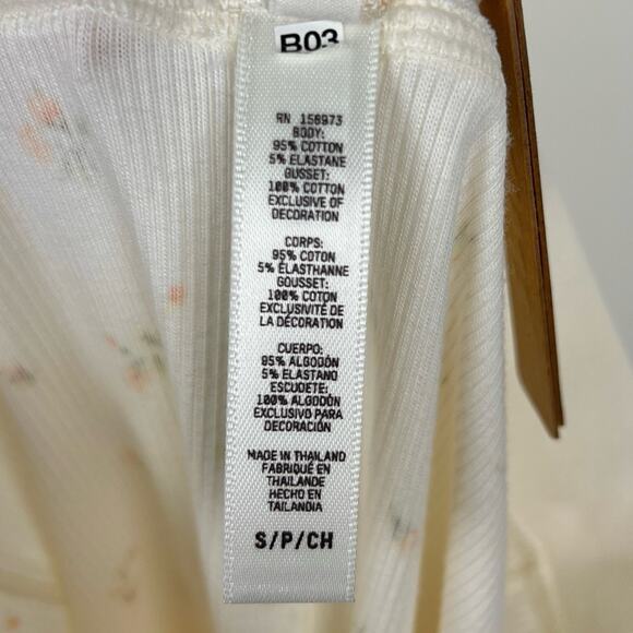 NEW Skims Cotton Rib Legging S Marigold Rosebud - Picture 5 of 6